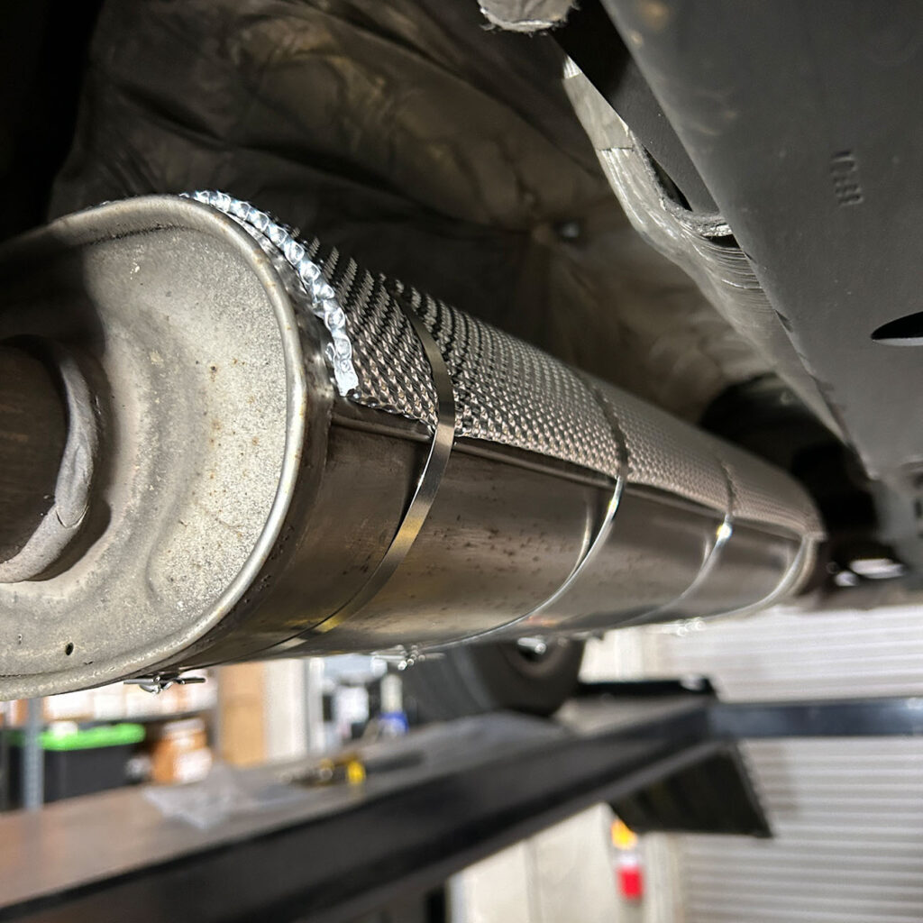 exhaust pipe shield