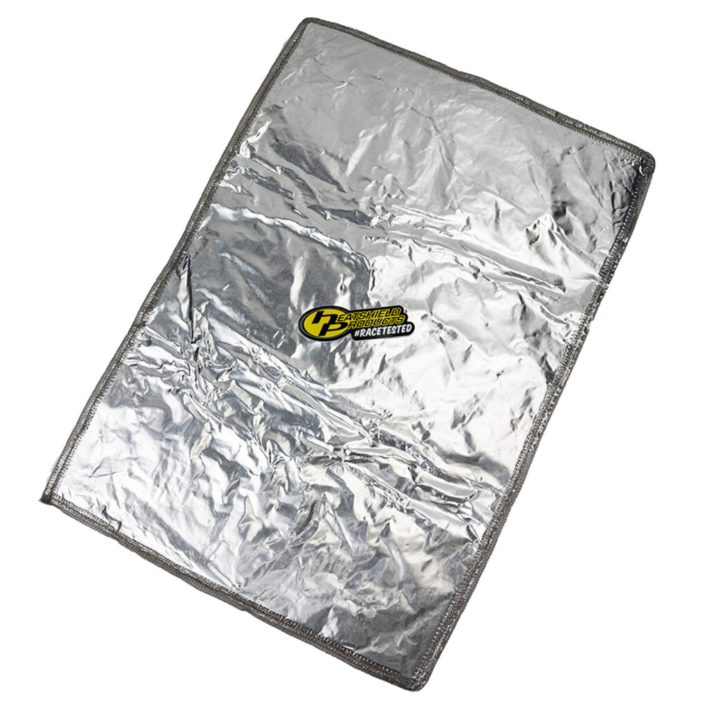 flexible heat shield aluminum and stainless mesh