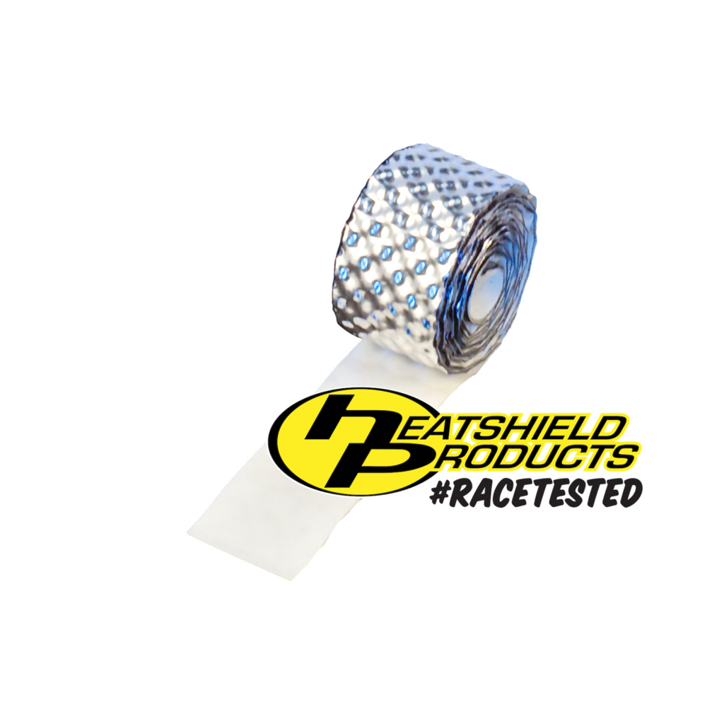 silver aluminum dimpled heat shield tape