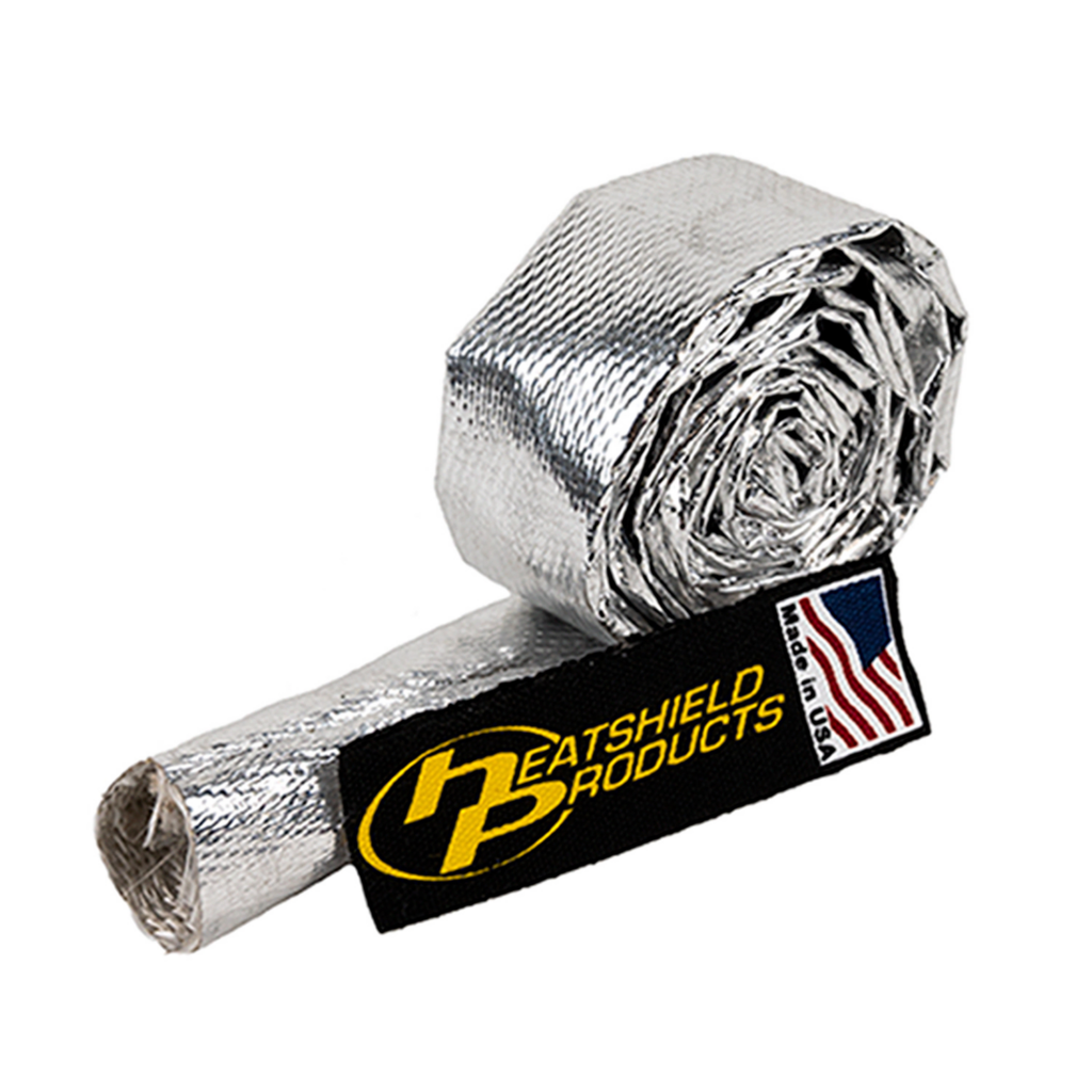 fuel line heat shield aluminized