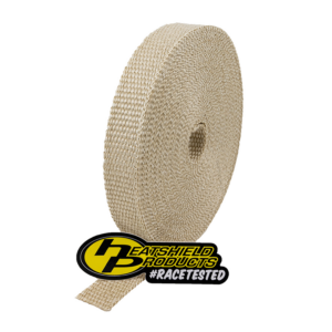 narrow exhaust wrap white