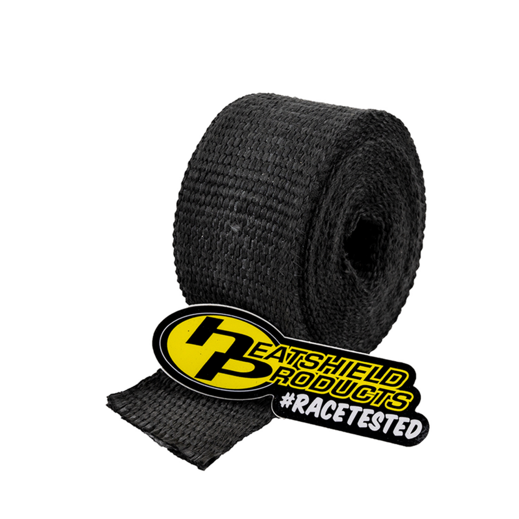 small roll black exhaust wrap