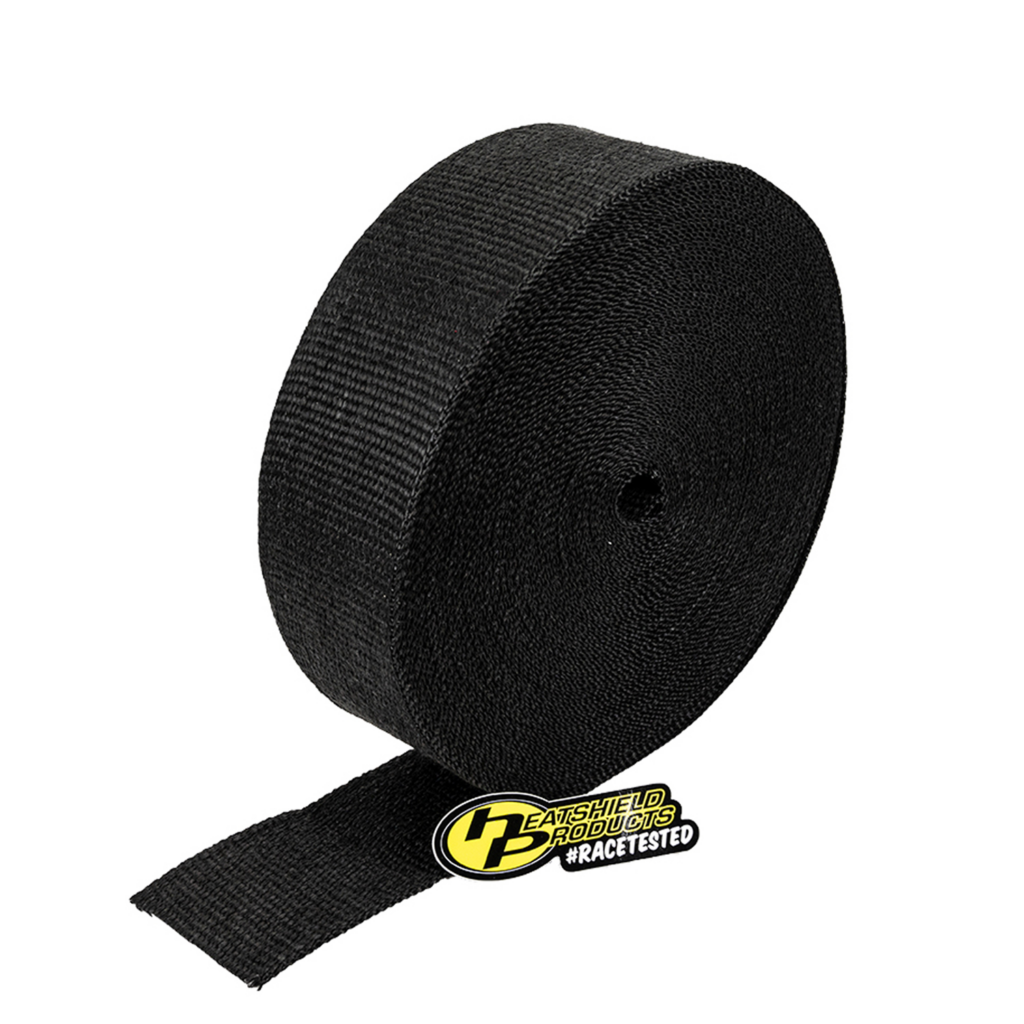 100 foot roll of black wrap for exhaust