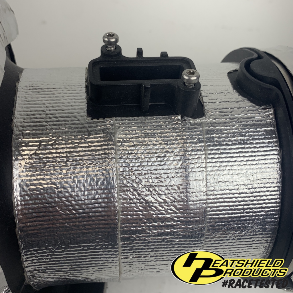 heatshield mat on black pipe