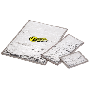 group of aluminum heat shields