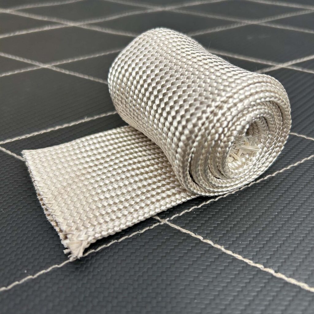fiberglass hose heat shield white