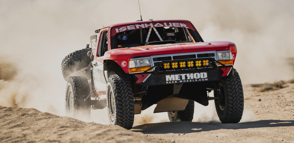 off road truck in dirt