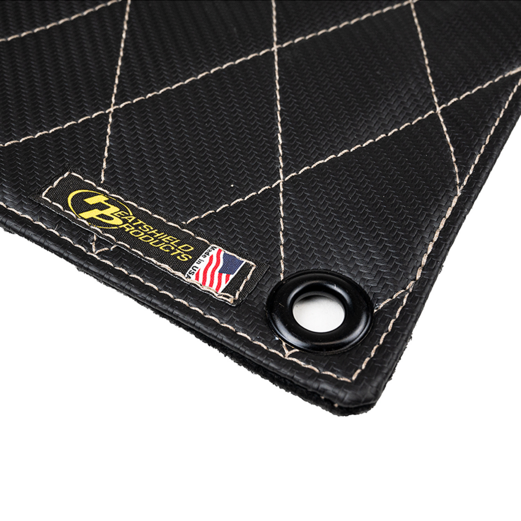 floor heat shield grommet attachment