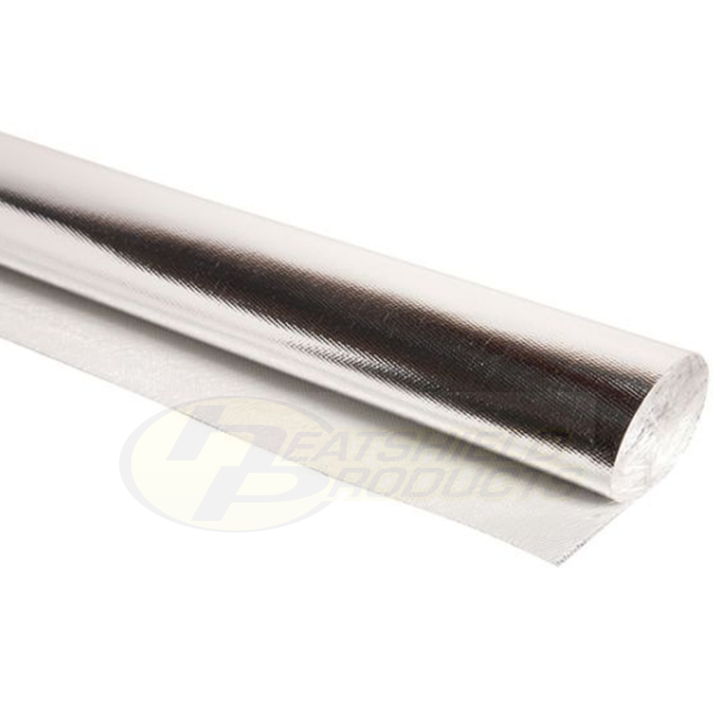 close up silver heat shield