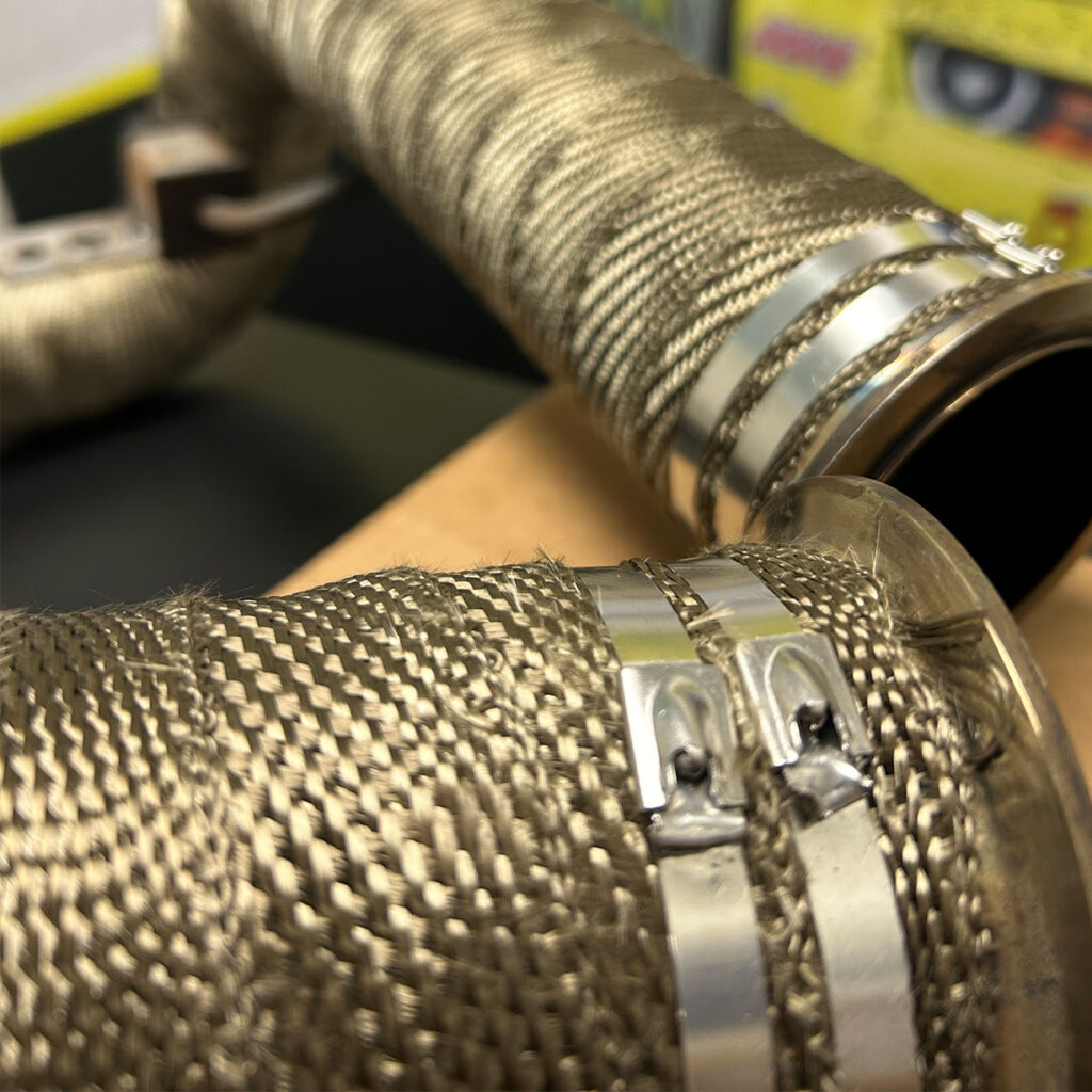 volcanic exhaust wrap