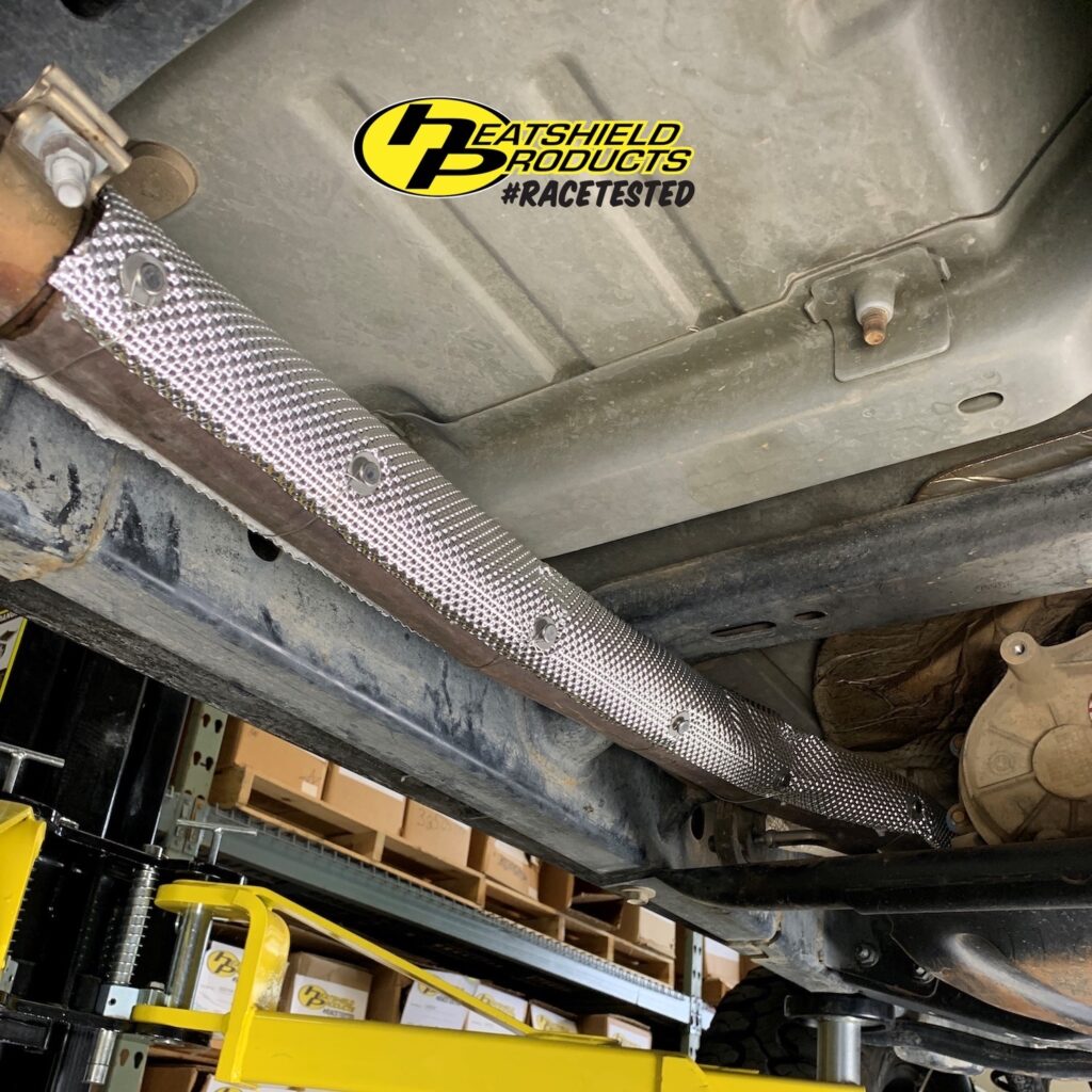 exhaust pipe heat shield