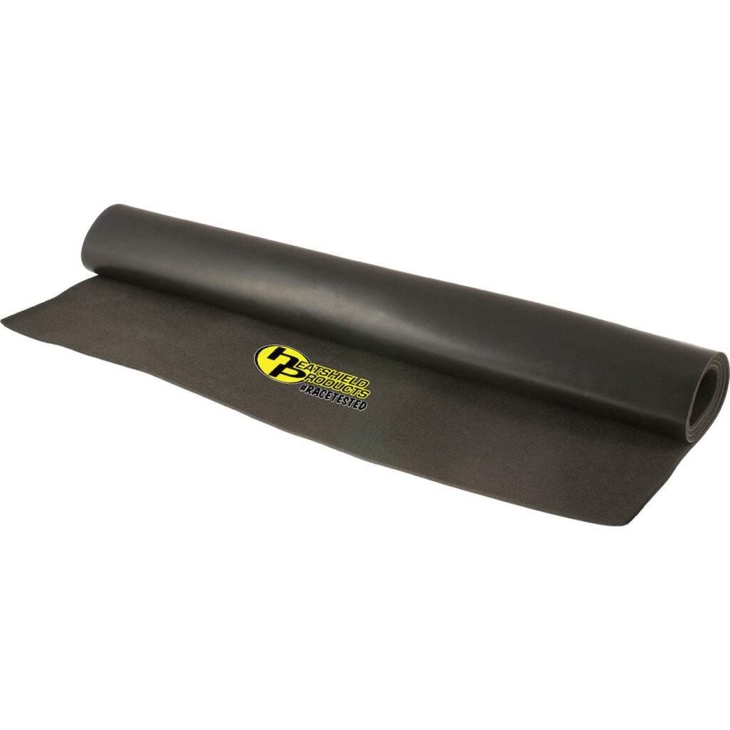noise damping sheet black