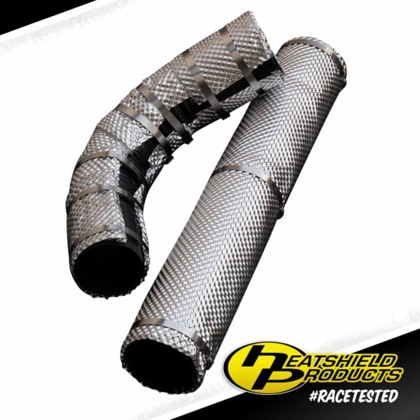 2" X16'Adhesive Exhaust Header Turbo Manfold Pipe Aluminum Heat