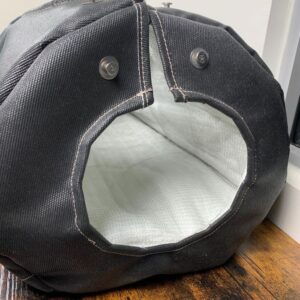black jacket for exhaust silencer