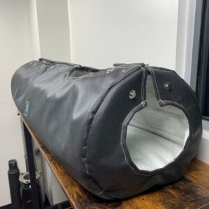 black exhaust jacket silencer