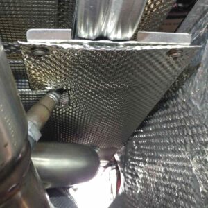 shield to cover exhaust