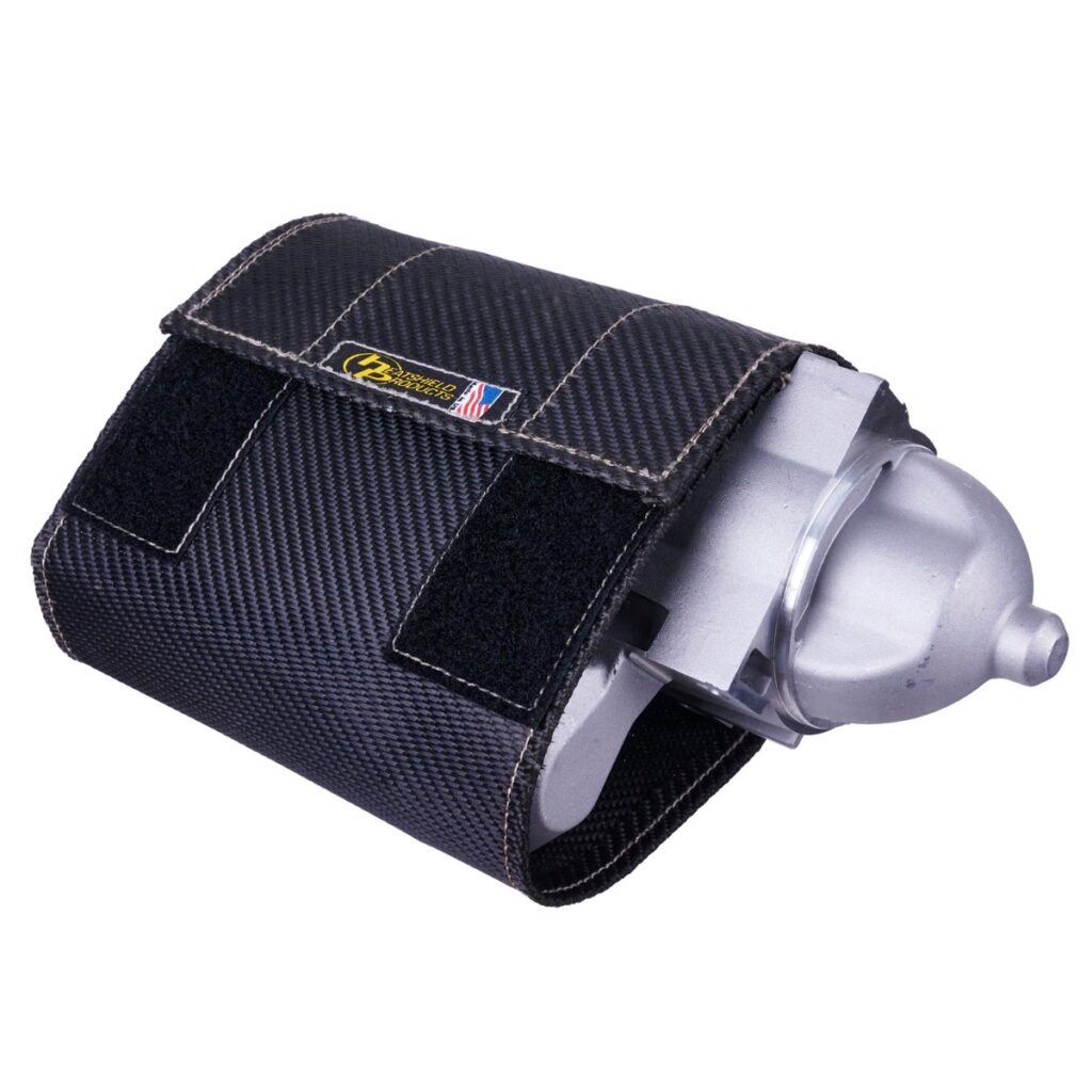 Big body starter with black lava rock heat shield