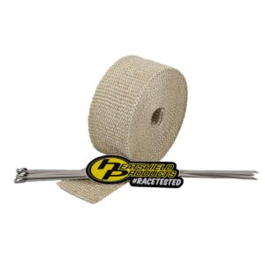 white exhaust wrap kit