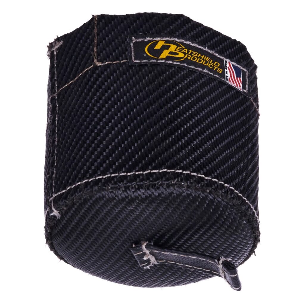 black lava rock heat shield for oil filters