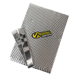 silver wide size heat shield for mantles