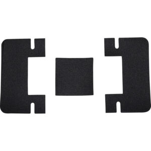 black foam license plate shield