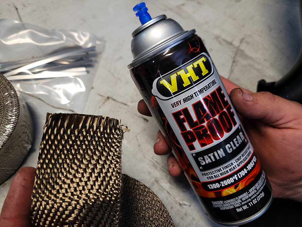 Exhaust Wrap Install