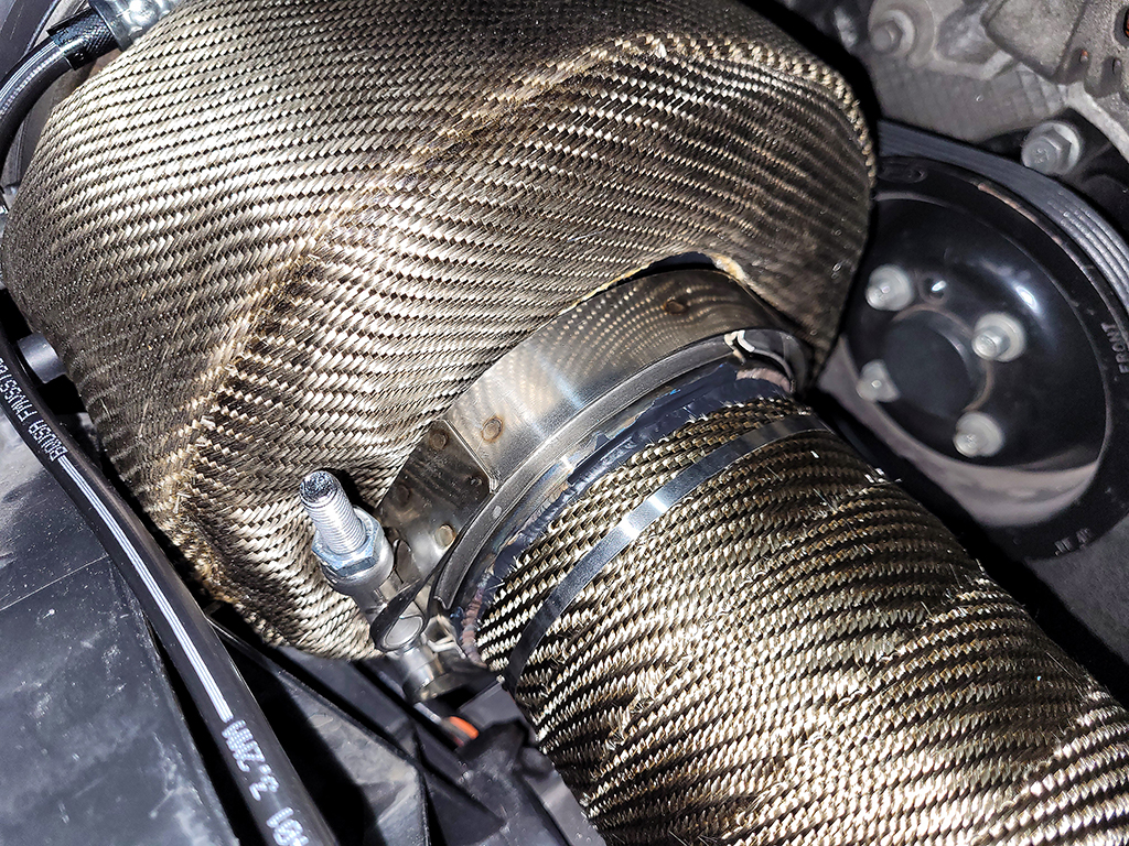 Exhaust Wrap Install