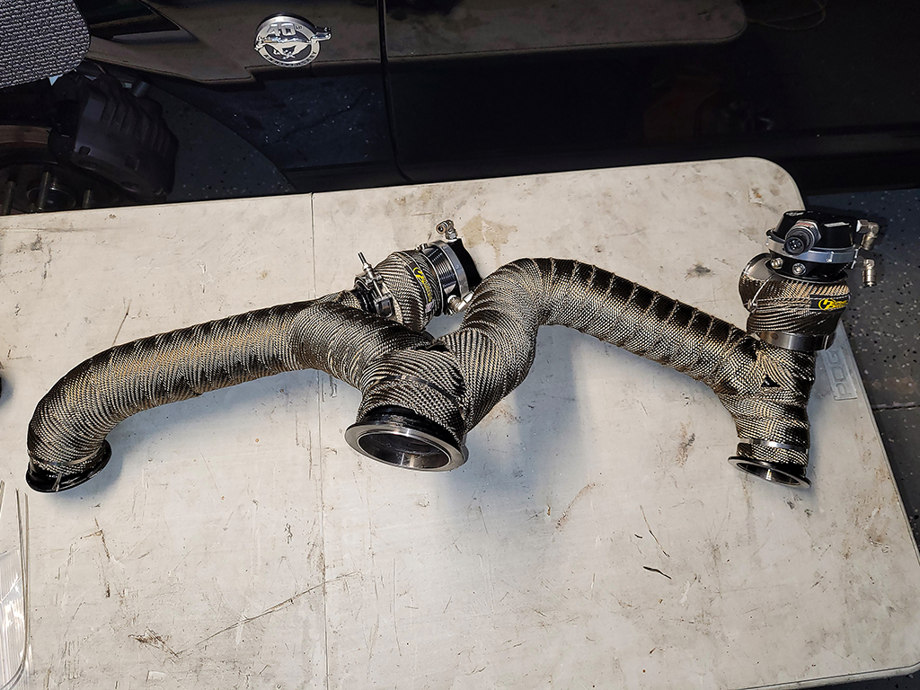 Exhaust Wrap Installation