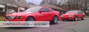Mustang intake heat shield installed on 2011–2014 V6 Mustang