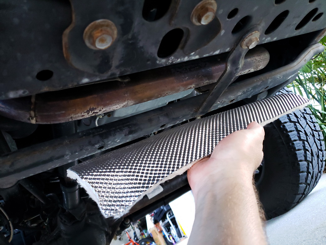 Heatshield Armor install on 2016 Jeep JK Wrangler Rubicon