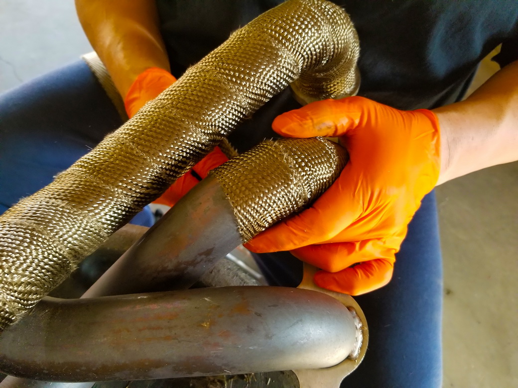 Lava Exhaust Wrap INstallation