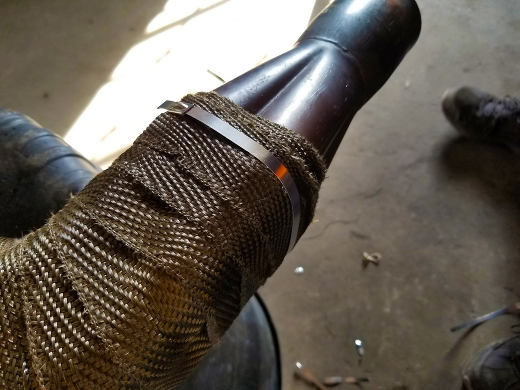 Lava Exhaust Wrap Install