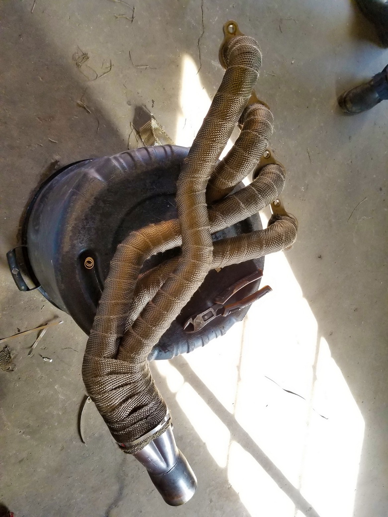 Lava Exhaust Wrap Install