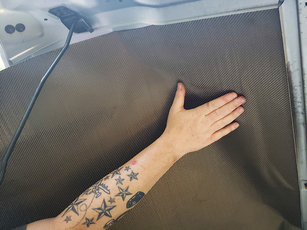 Installing Lava Shield on a Jeep Wrangler hood