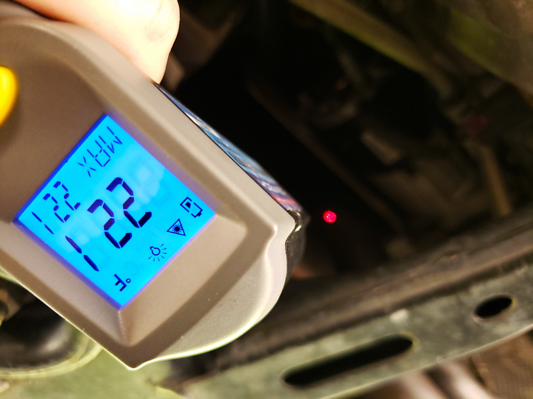 2013 Chevrolet Camaro SS LS3 exhaust header temperature reading