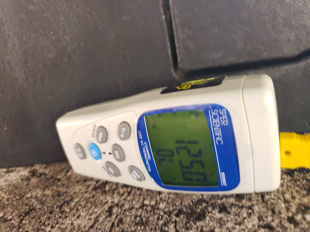 Final LS3 V8 starter temperature reading