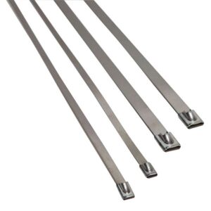 locking ties for heat shielding