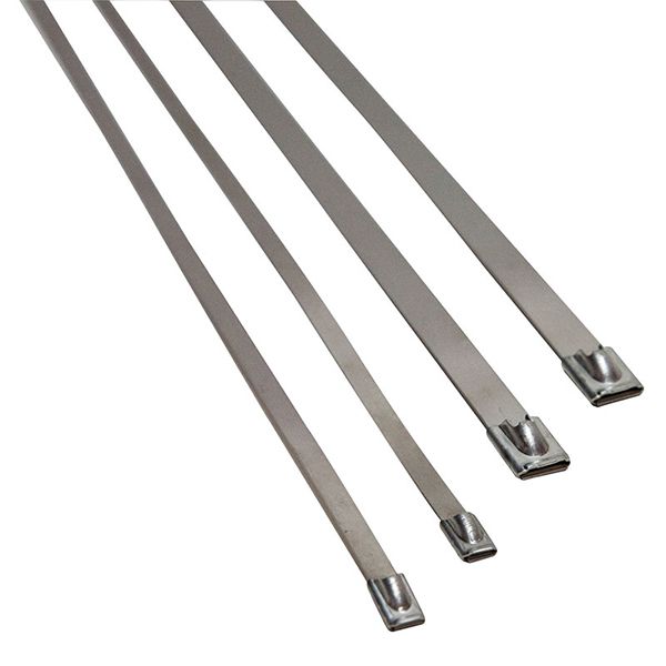 locking ties for heat shielding