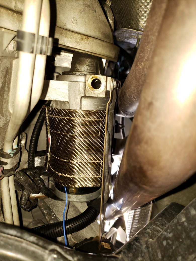 Lava Starter Shield installed on a 5th Gen Chevrolet Camaro
