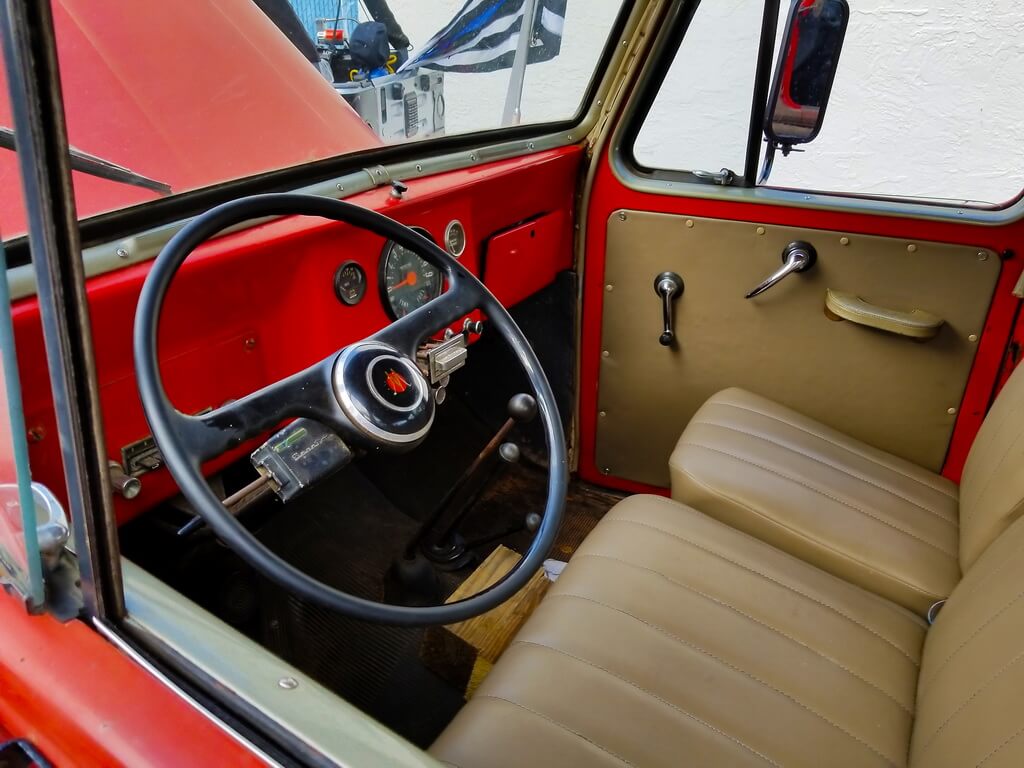 Sport's Car Interior with Tan Seats