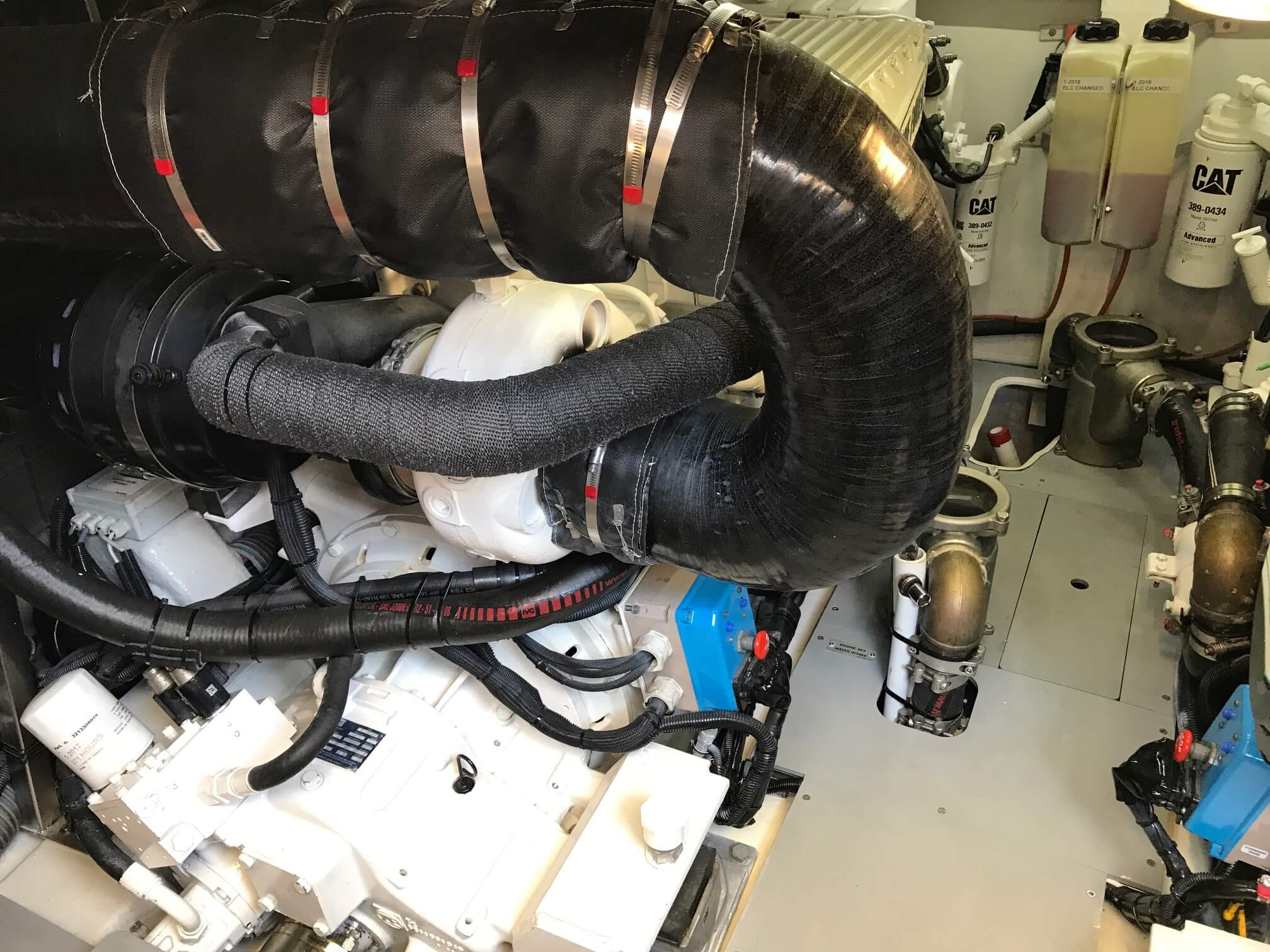 Black Heat Shield Tape on a Large Industrial System