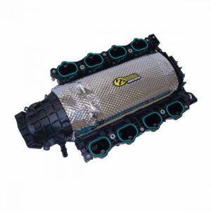 silver intake manifold shield