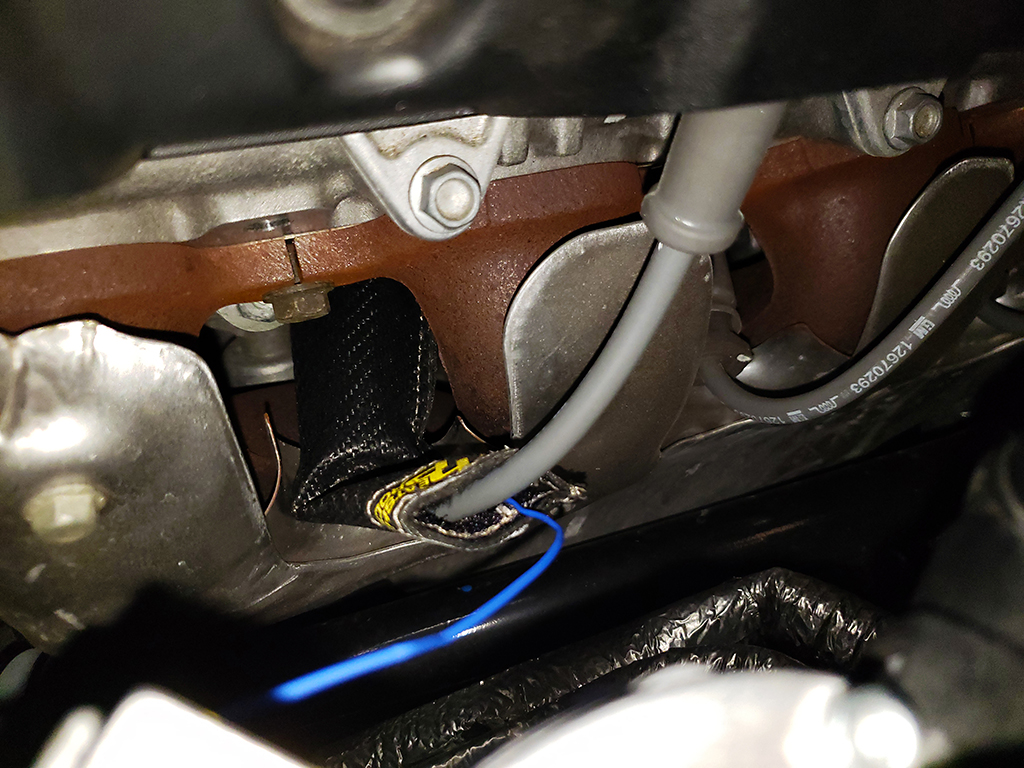 Heatshield Products Pro-Boot spark plug boot protector installed on C7 Corvette