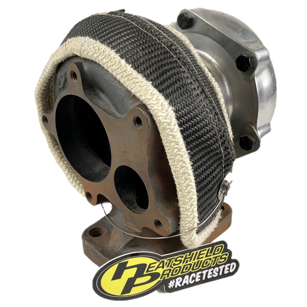 turbo shield black with white trim