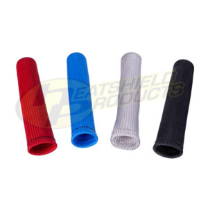 colored spark plug boot heat shields