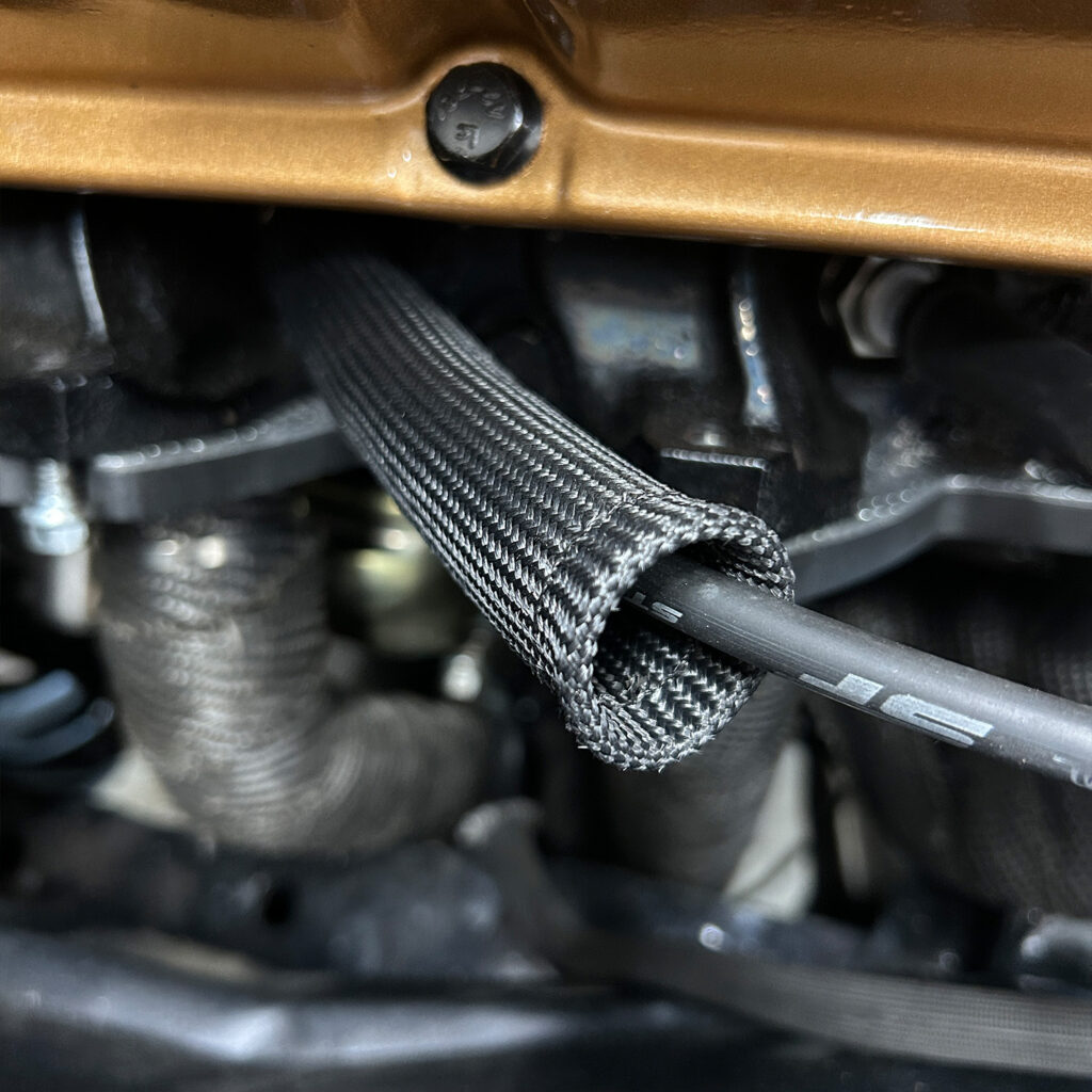 spark plug heat shield black