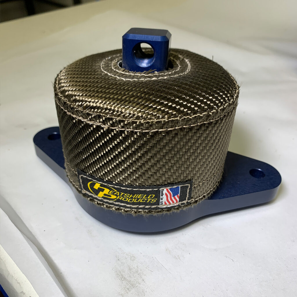 custom motor mount heat shield