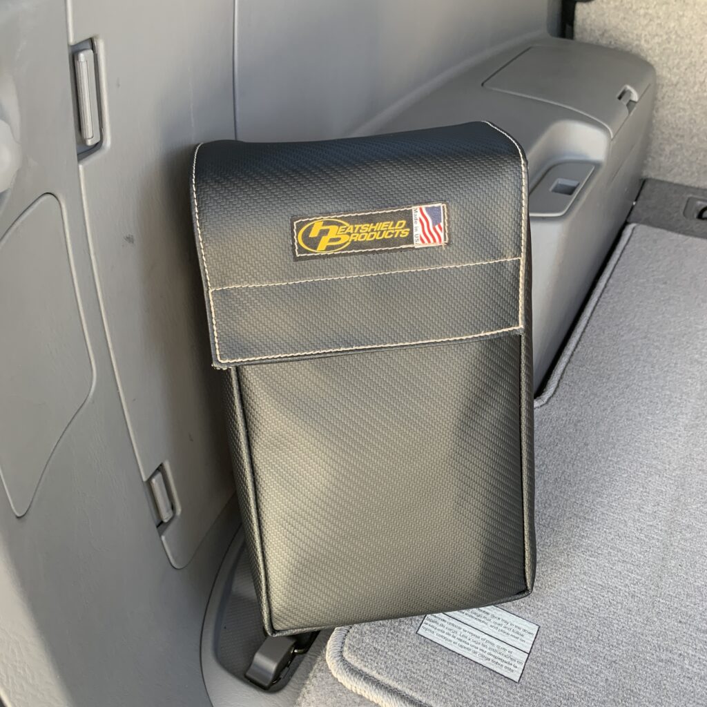 black carbon fiber look custom bag